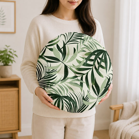 Tropical Vibes Printed Round Chair Cushion