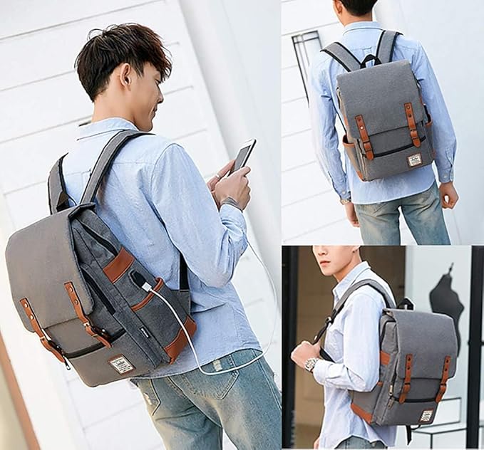 Travel Backpack with USB Charging