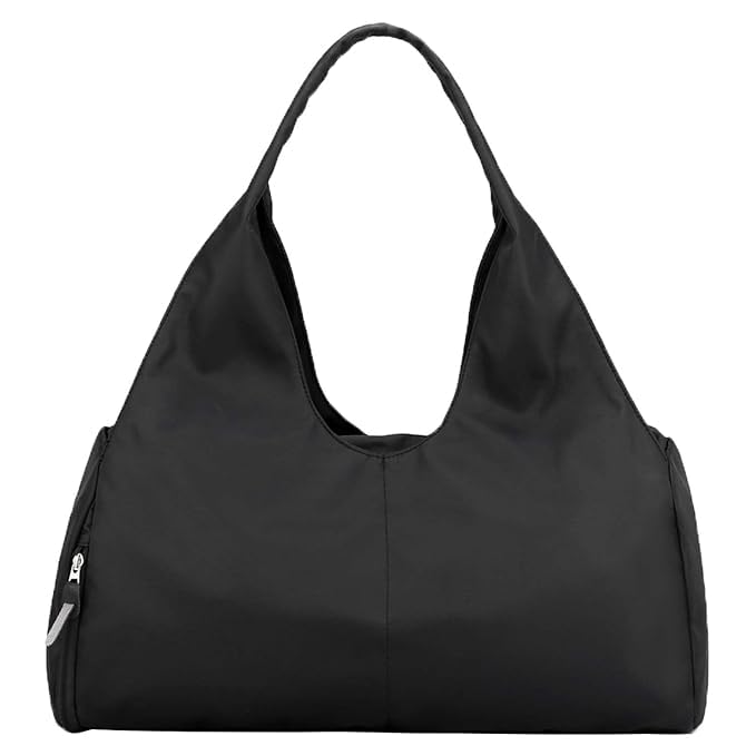 Gym Bag with Shoes Compartment (Black)