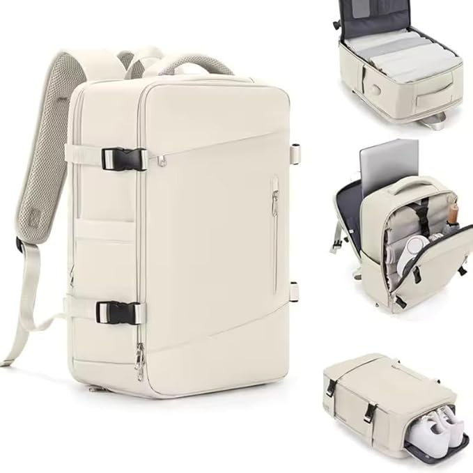 CloudPop Travel Backpack(Off White)