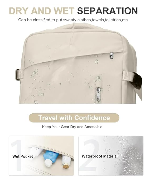 CloudPop Travel Backpack(Off White)