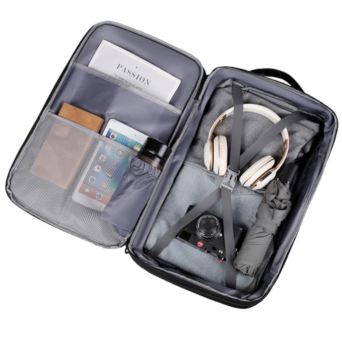 PebblePac 40L Travel Laptop Backpack(Blue)