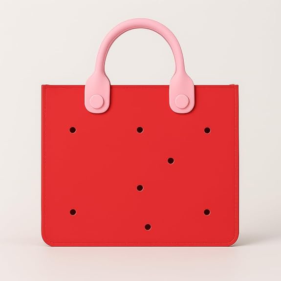 Customizable Color Block Tote Bag