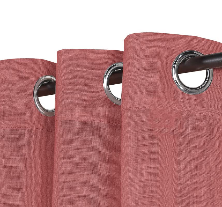 Detailed shot of crimson red material.