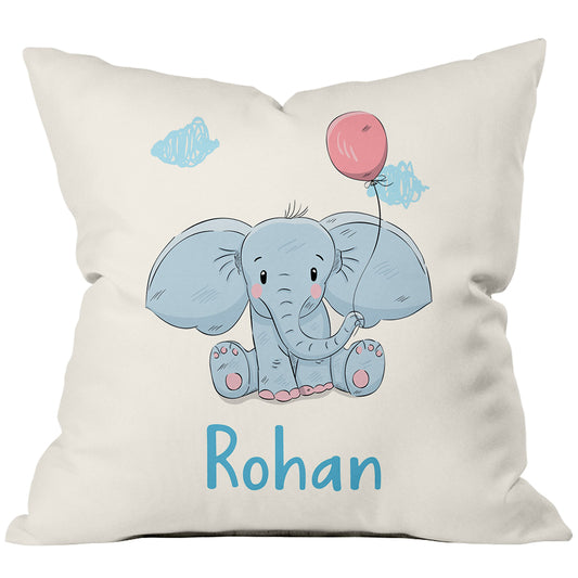 Customized elephant throw pillow for a unique touch