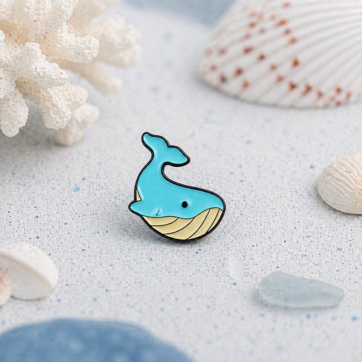 Whale Enamel Pin