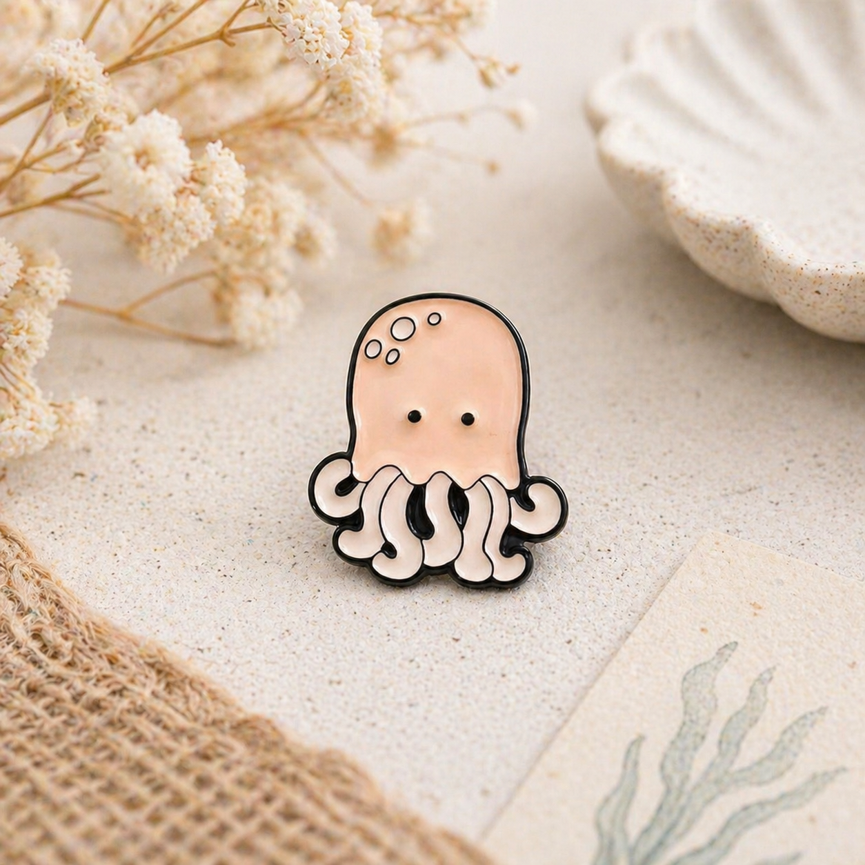 Octopus Enamel Pin