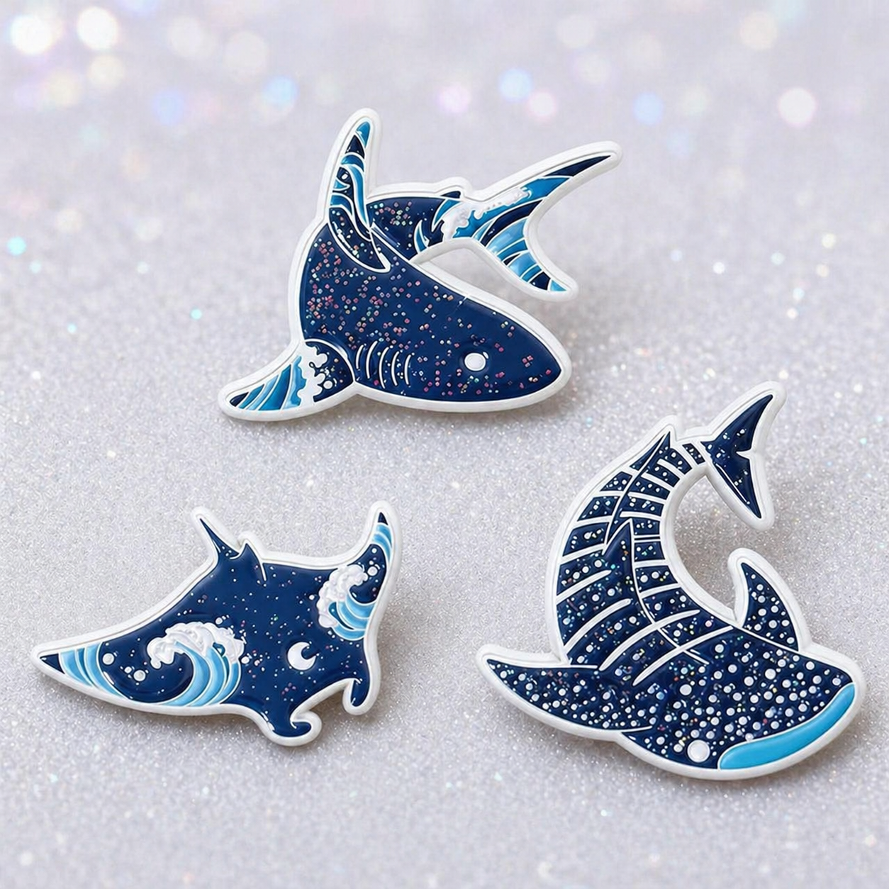 Ocean Dreams Enamel Pin Set