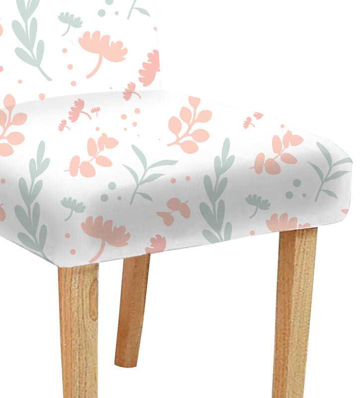 Elegant chair featuring a lovely floral design, ideal for creating a cozy and inviting atmosphere.