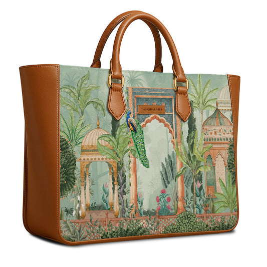 Royal Courtyard Vegan Leather Handbag