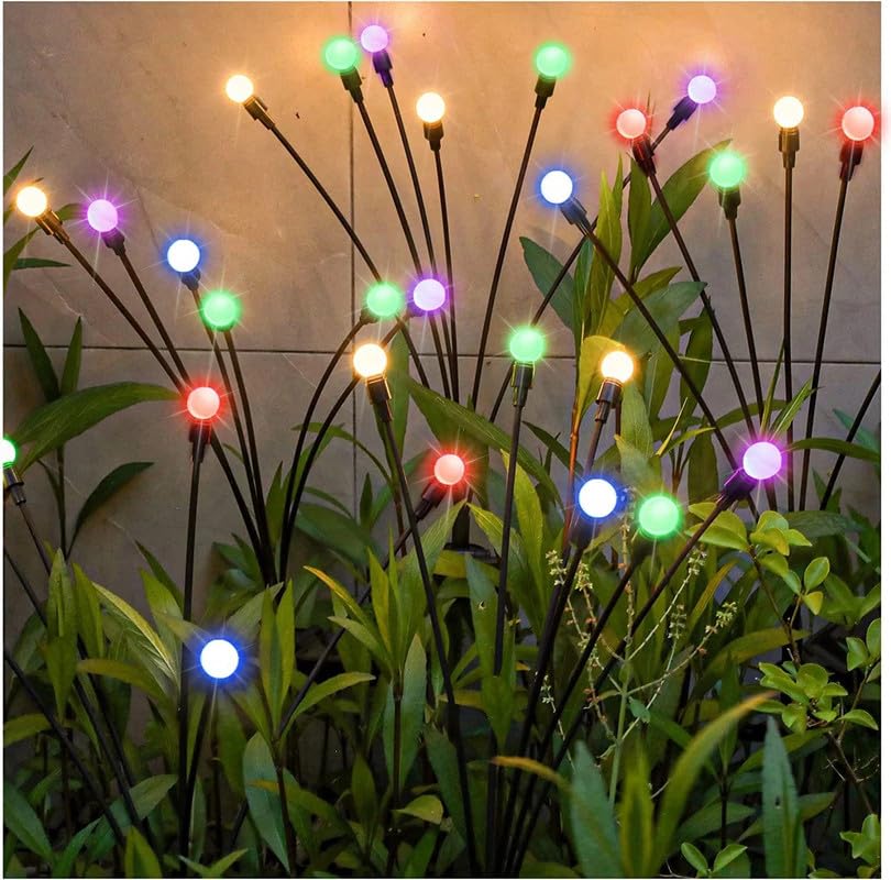 thumbnail image 2 of 4/6/10 Pack Swaying Solar Lights, 32 LED Lights, Solar Firefly Lights Outdoor Garden Decorations For Yard Patio Pathway Holiday 2 of 12