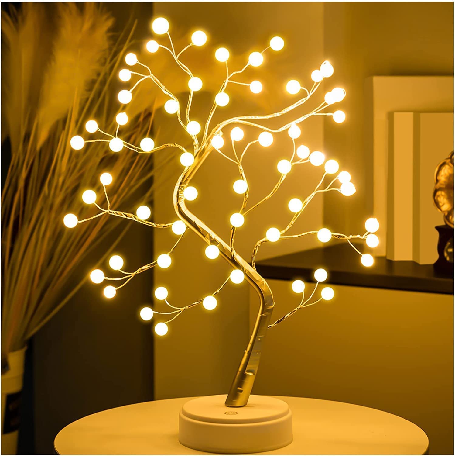 bonsai tree with lights Tabletop Bonsai Tree LED Light – The Purple Tree