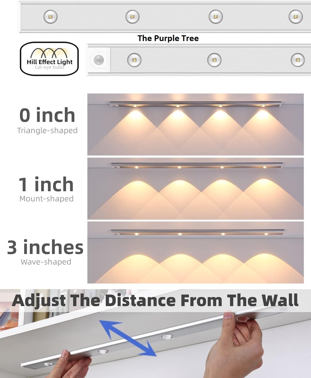 A purple tree-shaped smart light, which can be controlled using a smartphone, creates a captivating atmosphere in any room.