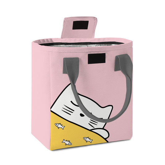 Cute Cat Print Lunch Bag