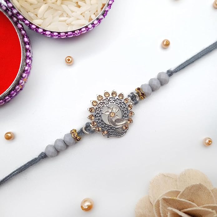 Designer Kundan Rakhi