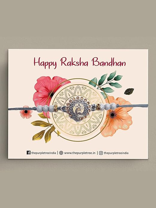 Designer Kundan Rakhi