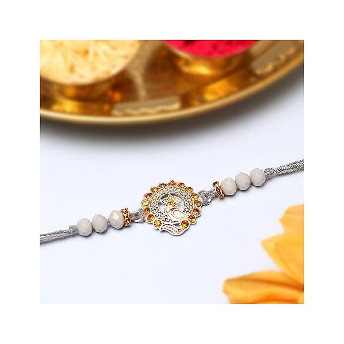 Designer Kundan Rakhi