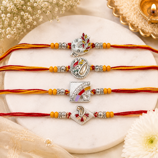 Premium Designer Kundan Studded Rakhis
