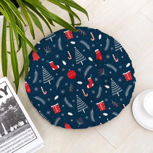 Christmas Round Chair Cushion Chair Pad