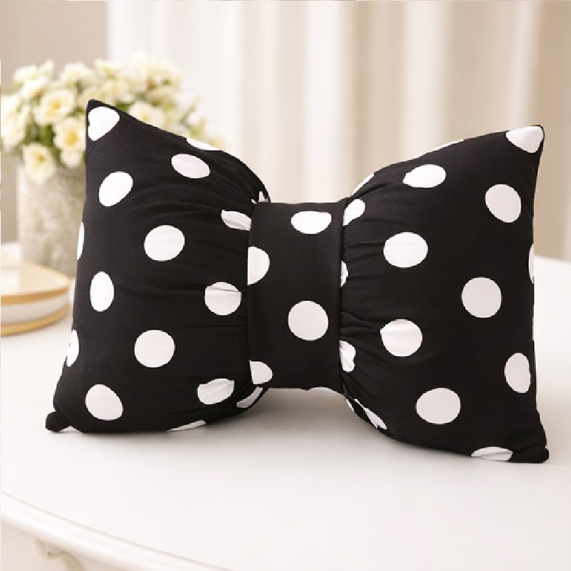 Bow Cushion (Pack of 1, 14x16 inch, Satin)