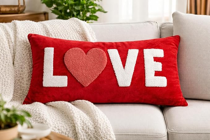 Tufted Love Velvet Cushion