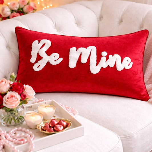 Be Mine Tufted Velvet Cushion