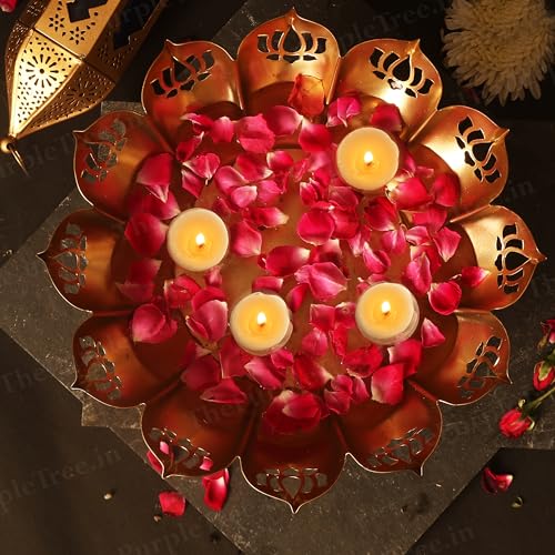 Golden elephant shaped diya, perfect for Diwali celebrations.