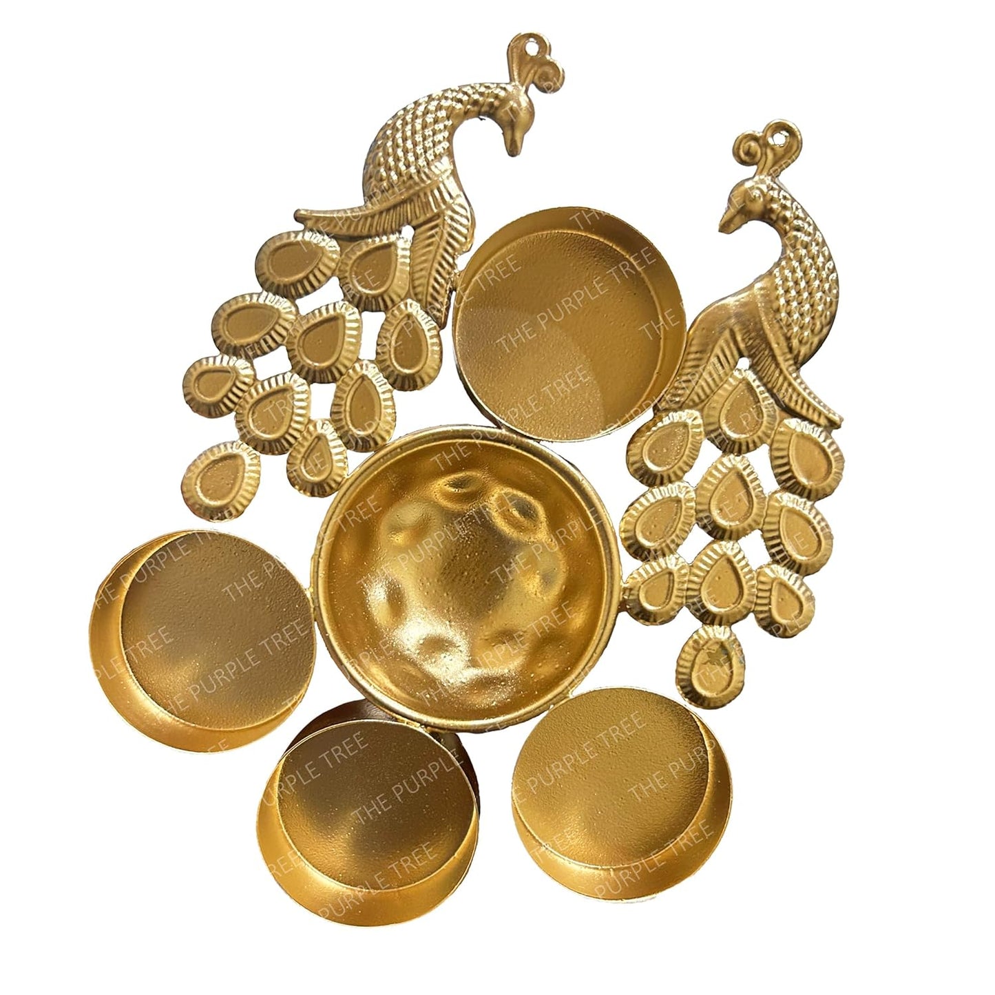 Peacock Design Mini Urli Bowls