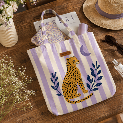 MAJESTIC LEOPARD TOTE