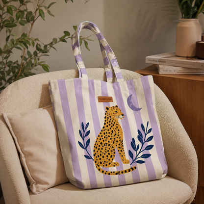 MAJESTIC LEOPARD TOTE