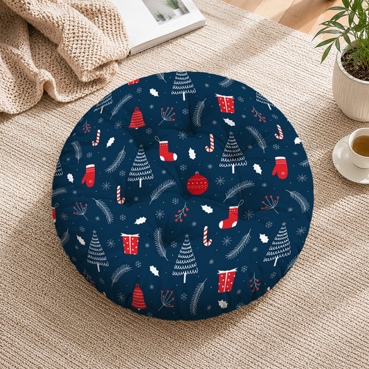 Christmas Round Chair Cushion Chair Pad