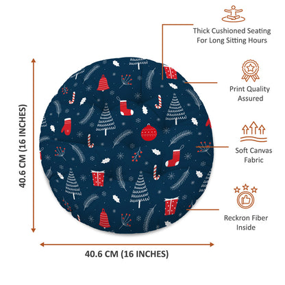 Christmas Round Chair Cushion Chair Pad