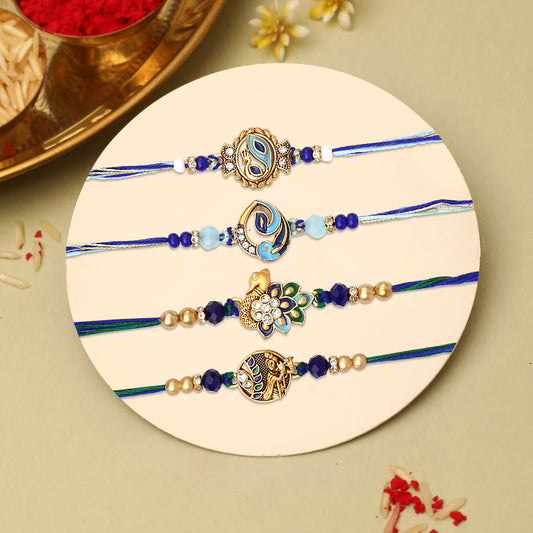 Blue Peacock Rakhis