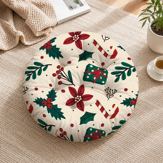 Christmas Round Chair Cushion Chair Pad