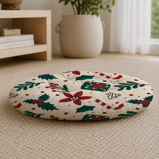 Christmas Round Chair Cushion Chair Pad