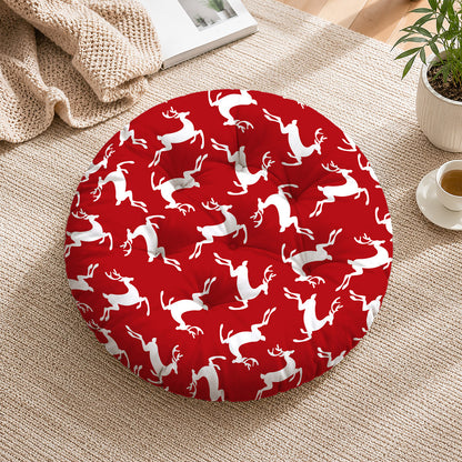 Reindeer Print Chair Cushion Chair Pad