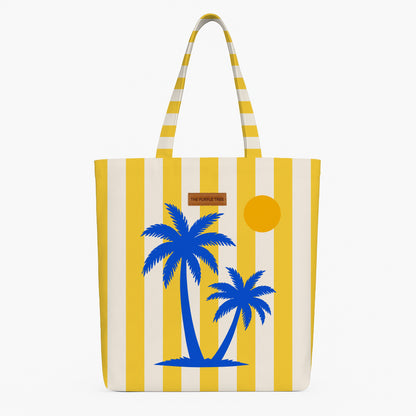 GOLDEN COAST PALM TOTE