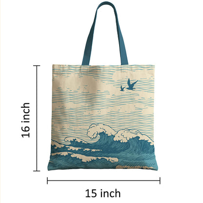 Ocean Waves Tote Bag