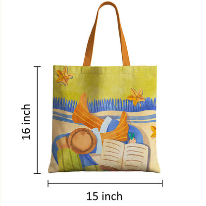 Relaxed Art Canvas Tote Bag