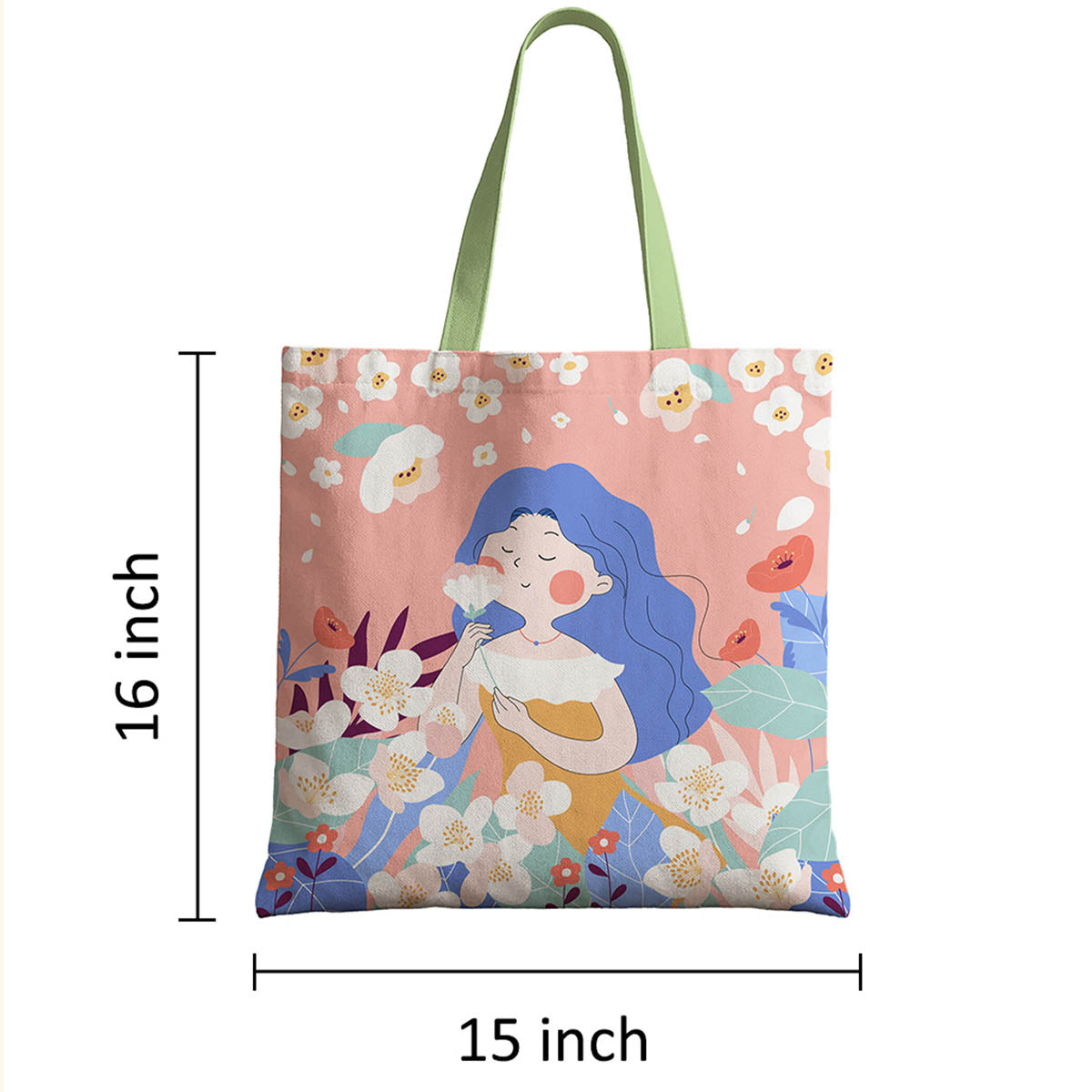 Fairy Garden Canvas Tote Bag
