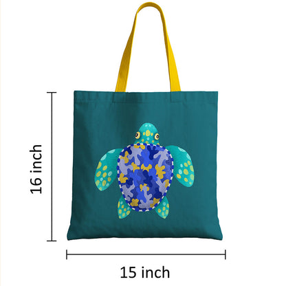Turtle Art Tote Bag