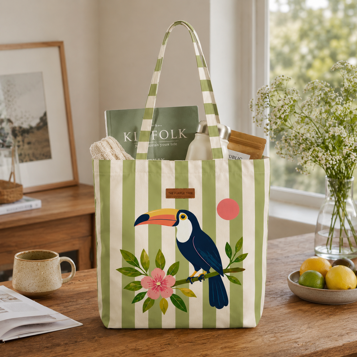 TROPICAL TOUCAN TOTE