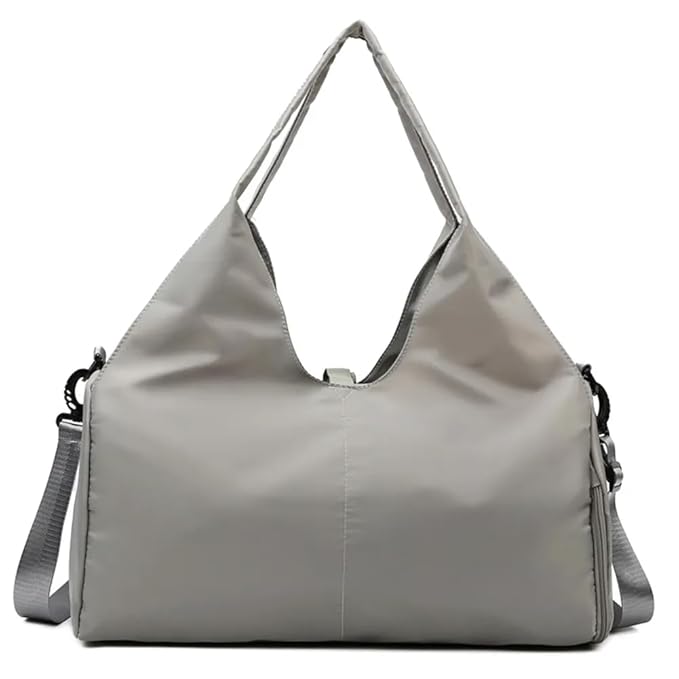 Gym Bag with Shoes Compartment (Grey)