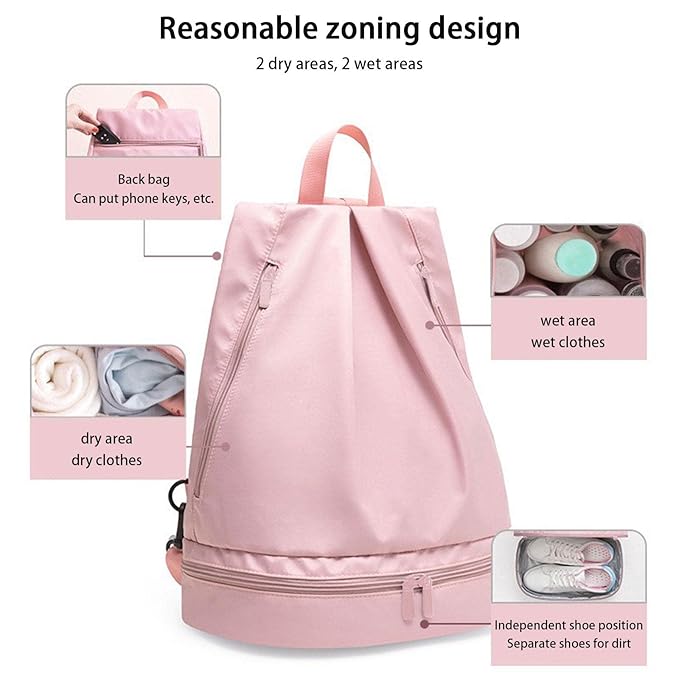 Waterproof Travel Backpack (Purple)