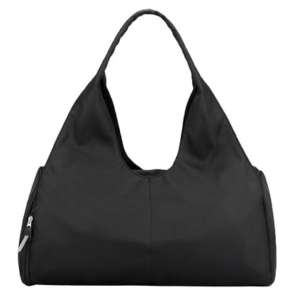 Gym Bag with Shoes Compartment (Black)