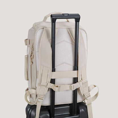 Elarra Water-Resistant Expandable Travel Backpack