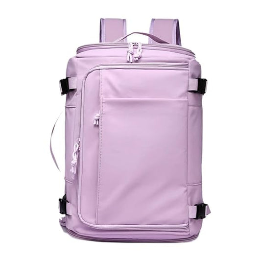 Elarra Water-Resistant Expandable Travel Backpack