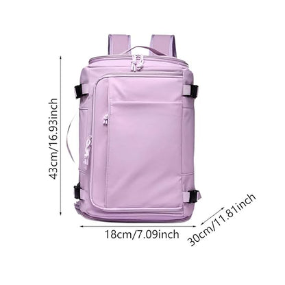 Elarra Water-Resistant Expandable Travel Backpack