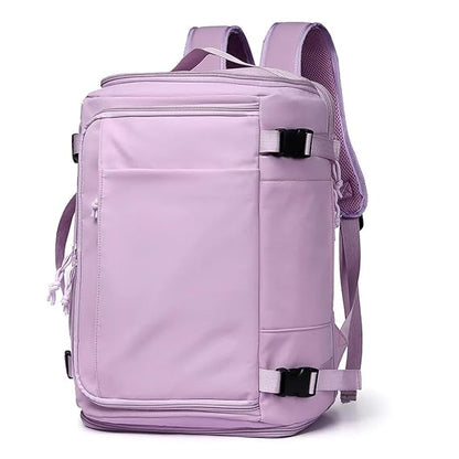 Elarra Water-Resistant Expandable Travel Backpack