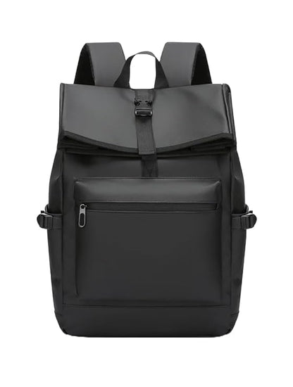 Zuno Black Waterproof Laptop Backpack